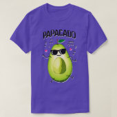 T-shirt Papacado Avocado Papa Partnerlook (Design devant)