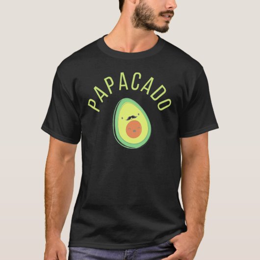 T-shirt Papacado Un Père Avocado Avec Enfant (Devant)