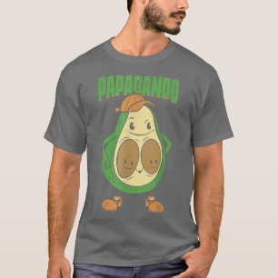 T-shirt Papacado Vegan Papa Fête des pères Fruit Avocado L