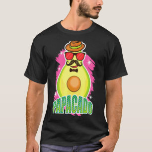 T-shirt Papacado Vegan Papa Fête des pères Fruit Avocado P