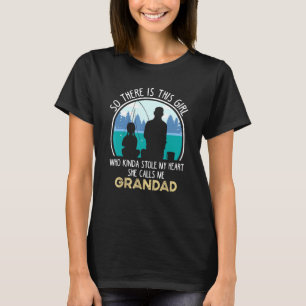 T-shirt Papapa Petite-Fille Amis Pour Toujours Pêche Ensem