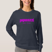 T-shirt PAPARAZZI, (aka : Maman) - customisée (Devant)