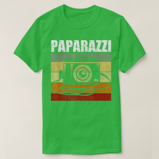 T-shirt Paparazzi Camera Lover Photographer Daddy (Design devant)