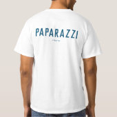 T-shirt Paparazzi (double face) - Une chemise MisterP (Dos)