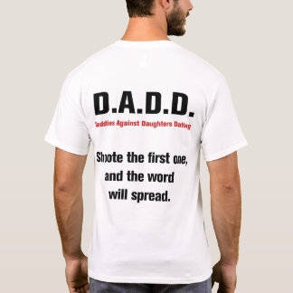 T-shirt Papas contre des filles datant la chemise