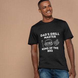 T-shirt Papa's Grill Master - King of The BBQ