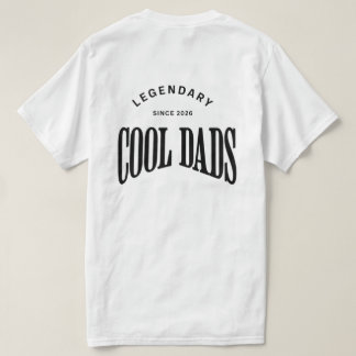 T-shirt Papas Légendaires et Cool – Conception de Typograp