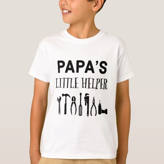 T-shirt Papas Little Helper (Devant)