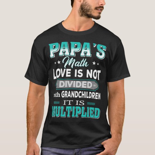 T-shirt Papas Math Love Tee (Devant)
