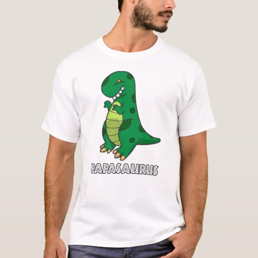 T-shirt Papasaurus (Devant)