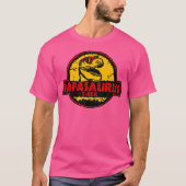 T-shirt Papasaurus Dinosaur Dadasaurus Rex Dino Dino Dino  (Devant)
