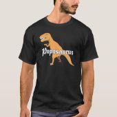 T-shirt Papasaurus papa Fête des pères d'anniversaire (Devant)