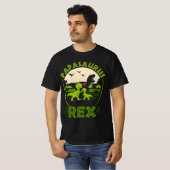 T-shirt Papasaurus Rex Fête des pères Anniversaire Funny C (Devant entier)