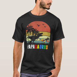T-shirt Papasaurus Sensibilisation à l'autisme Papa Papa D