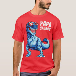 T-shirt Papasaurus T rex Papa Saurus Dinosaur Hommes Papa
