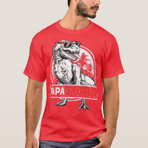 T-shirt Papasaurus T rex Papa Saurus Dinosaur Hommes Papa
