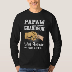 T-shirt Papaw Et Grandson Correspondant Poing Bump Meilleu
