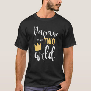 T-shirt Papaw Of Mr Two Wild 2nd Birthday Party Things Mat