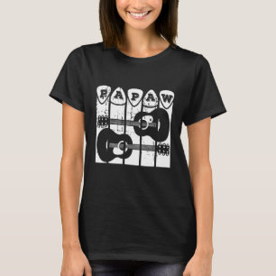 T-shirt Papaw Onglet de guitare Guitar Player Grandpa Retr