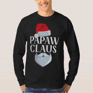 T-shirt Papaw Père Noël Correspondant de Noël Pajama de fa