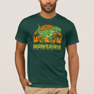 T-shirt Papawsaurus Tyrannosaurus Rex Gag