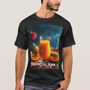 T-SHIRT PAPAYE - BAISER TROPICAL