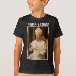 T-shirt Pape Trump, amusant catholique Trump Tee