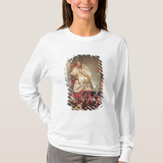T-shirt Pape VIII en St Peter sur le Sedia Gestatoria (Devant)
