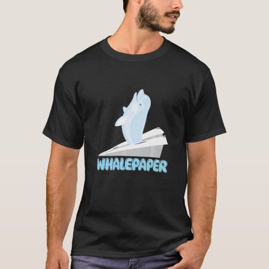 T-shirt Paper Beluga Whale (Devant)