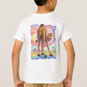 T-shirt Papeterie en chameau (Dos)