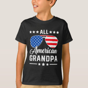 T-shirt Papi américain tout à fait patriote du 4 juillet M