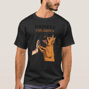 T-shirt Papi Chien Berger Allemand Hommes