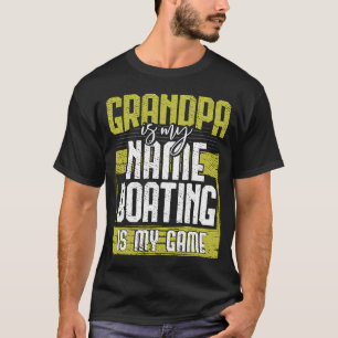 T-shirt Papi Cool est mon nom la navigation est mon jeu pè