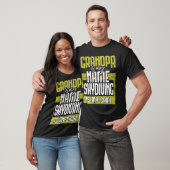 T-shirt Papi Cool est mon nom Le parachutisme est mon jeu (Unisexe)
