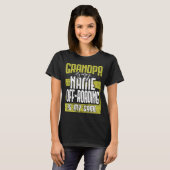 T-shirt Papi Cool est mon nom Tout-terrain est mon jeu Gra (Devant entier)