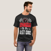 T-shirt Papi de la rapide pour son 1er anniversaire voitur (Devant entier)