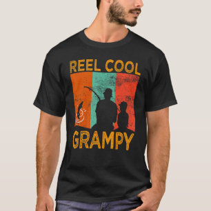 T-shirt Papi de pêche super cool pour hommes Papa vintage