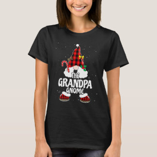 T-shirt Papi Gnome Plaid Buffalo Famille Correspondante No