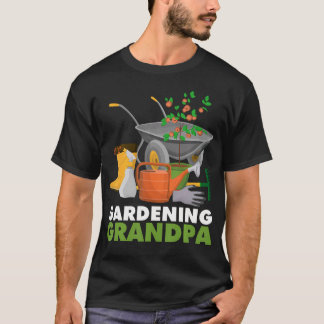 T-shirt Papi jardinier drôle jardinier légume jardin