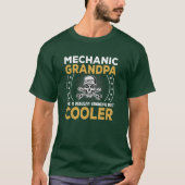 T-shirt Papi Mécanicien Rafraîchisseur (Devant)