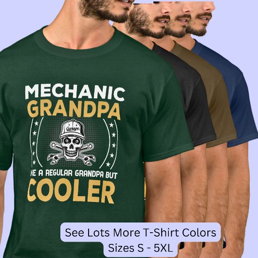 T-shirt Papi Mécanicien Rafraîchisseur