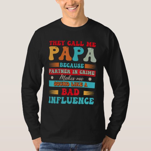 T-shirt Papi Papy Complice (Devant)
