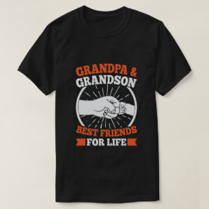 T-shirt Papi Petit-fils meilleurs amis Bébé