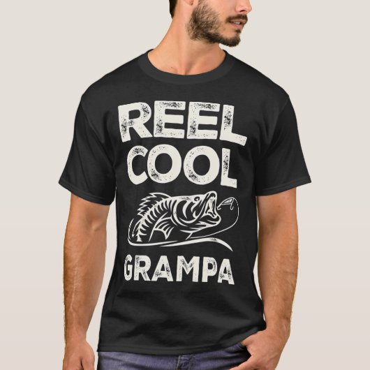 T-shirt Papi super cool de la pêche drôle (Devant)