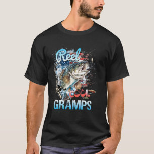 T-shirt Papi super cool homme drapeau américain drôle oncl