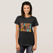T-shirt Papi super de la mariée Shower de mariage Papi (Devant entier)
