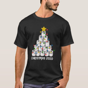 T-shirt Papier de toilette de Noël Arbre cadeau amusant