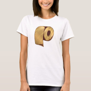 T-shirt Papier de toilette Gold