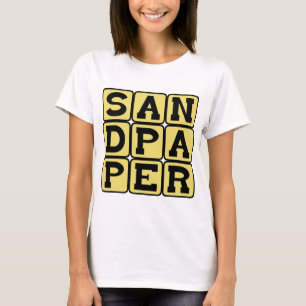 T-shirt Papier de verre, outil de menuisier