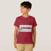 T-shirt Papier déchiré Échantillon 3D Funny Trick Boy Man (Devant entier)